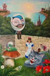 Nr.130 "Alice In Wunderland", Ölgemälde